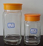 1斤2斤八角蜂蜜瓶酱菜瓶储物瓶果酱瓶罐头瓶带盖杂粮玻璃瓶