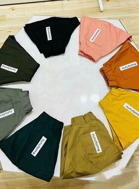 2023夏男女童百搭日系气球裤儿童休闲裤宝宝薄款防蚊裤nunuforme