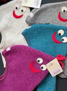 男女宝宝公鸡帽美利奴羊毛保暖护耳帽儿童帽子婴幼儿保暖可爱帽子