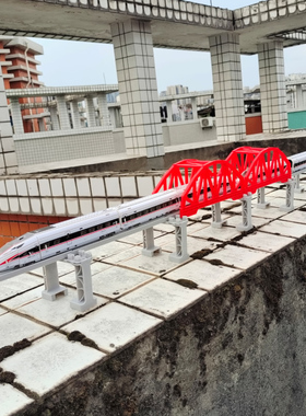 【普乐路】复兴号高铁火车CR400AF拼装模型套装玩具tomy轨道