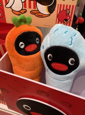 KKV新品pingu企鹅系列毛绒可爱敲背棒按摩棒敲背摆件送礼