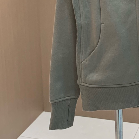 【1201】秋冬新款青年流行简单纯色女士拉链加绒开衫连帽卫衣BK