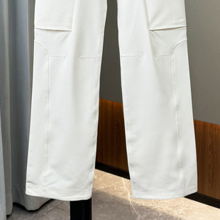 0320 休闲裤 春季 青年流行户外运动休闲女士大口袋工装 新款