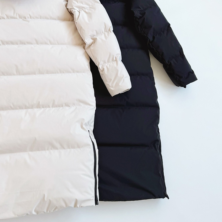 【1120】冬季青年流行时尚户外运动休闲男女长款加厚鹅绒羽绒服TX