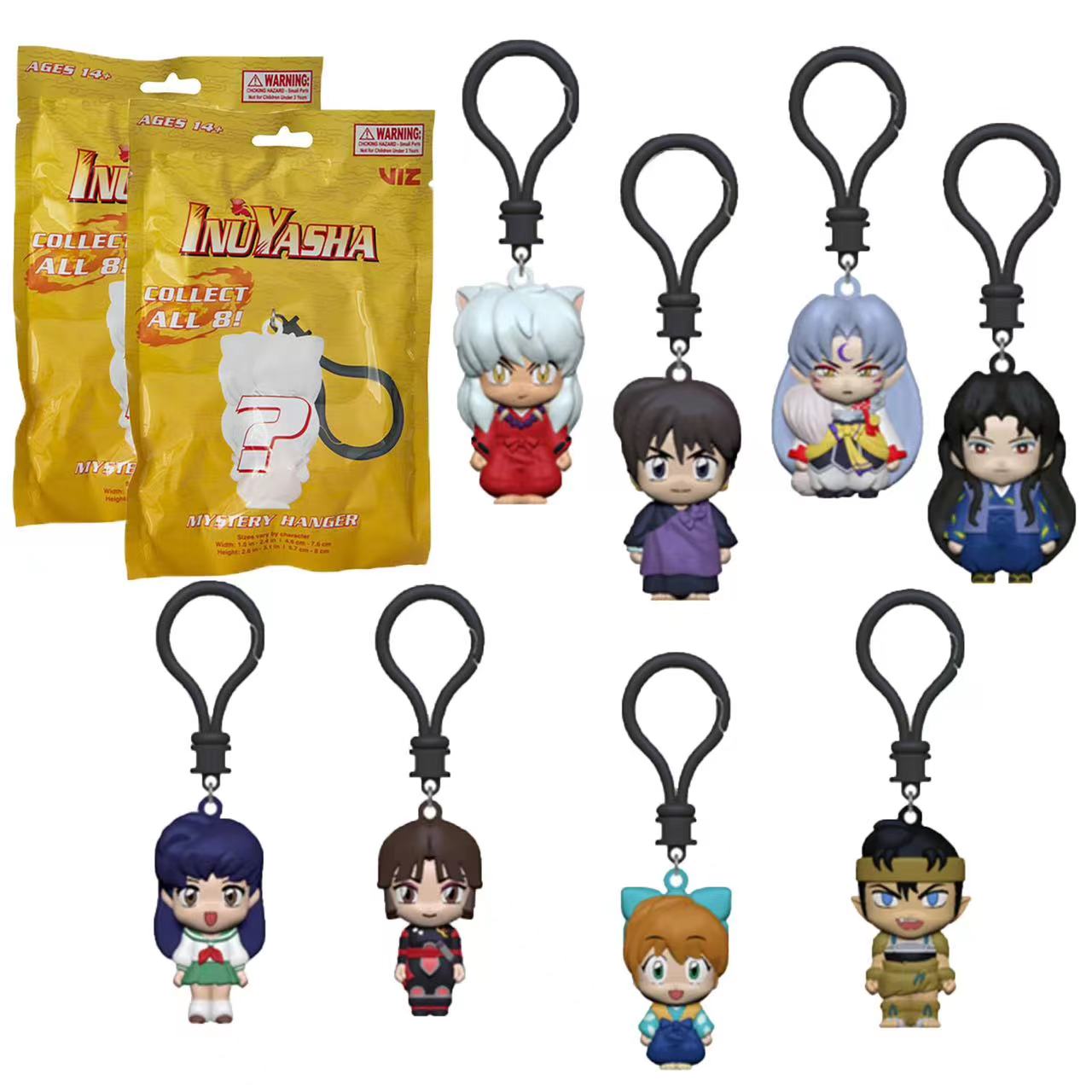 InuYaSha犬夜叉钥匙扣公仔盲袋