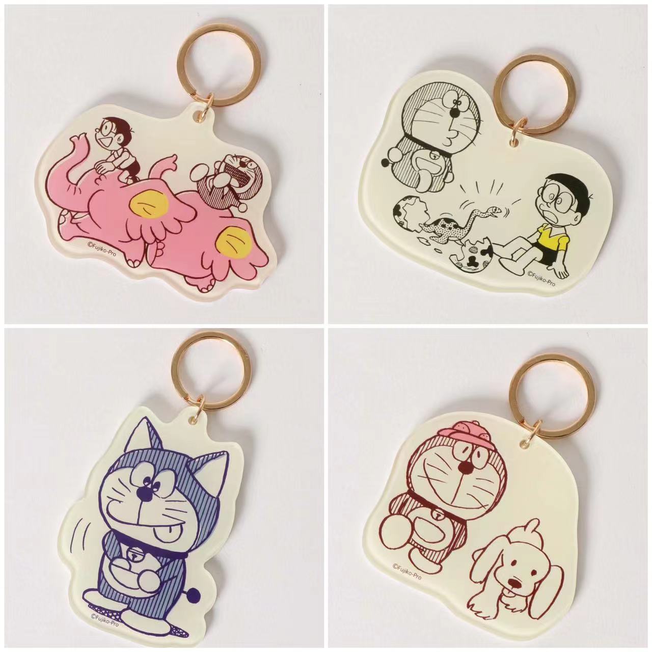 日本限定哆啦A梦50周年亚克力钥匙扣书包袋小挂件有耳朵的机器猫-封面