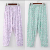 空调裤 睡裤 中老年女士家居裤 宽松舒服透气吸汗 2条装