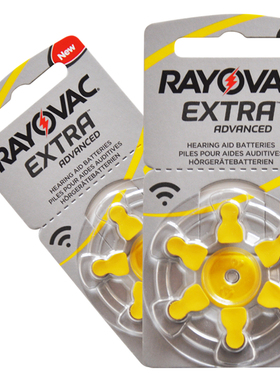 原装进口美/英国RAYOVAC雷特威电池A13A312 A10助听器675专用PR70