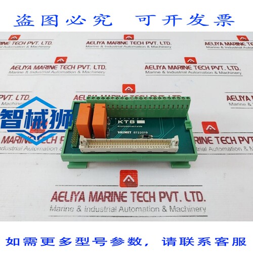 原装供应 SCHEDA CONTROLLORE RELE VALMET 8722019