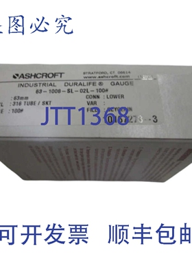 原装供应ASHCROFT 631008SL021-100 压力表 0-100 PSI NSMP