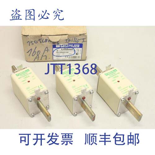 原装供应3x FERRAZ SHAWMUT NH1AM50V160 160A 500V NH1 NH 保险