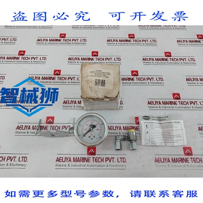 原装供应 BRANNAN EN 837-1 压力表（带夹钳）0 至 40 巴 516050