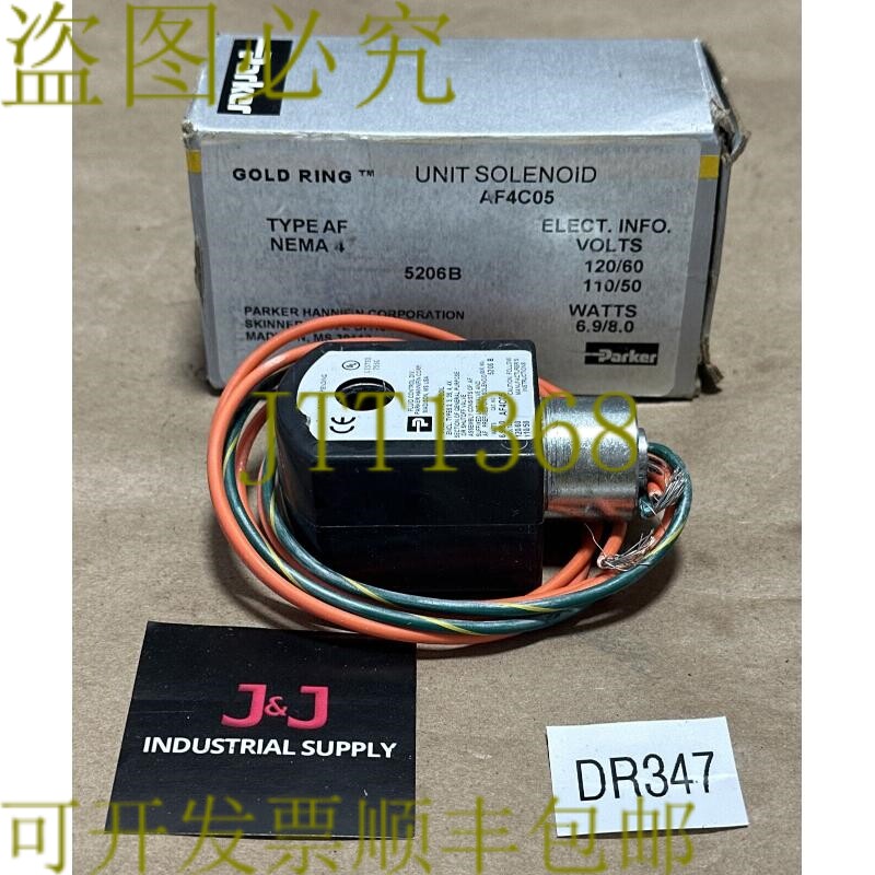 原装供应开箱- Parker 金环电磁阀 AF4C05 68014976 120/110v 60/