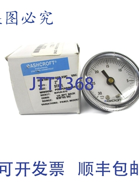 原装供应ASHCROFT 20W1001TH02BXUC 0-30