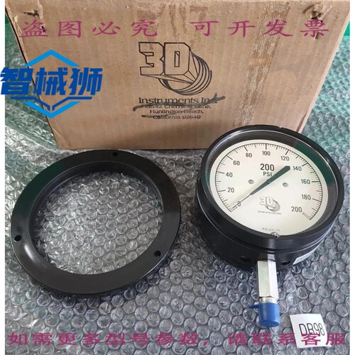 原装供应 ??? 3D仪器 25504-25B71 压力表 0-200PSIG +????