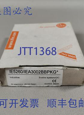 原装供应IFM IE5260 IEA3002BBPKG NEU OVP
