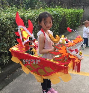 儿童旱船 龙凤船 龙船 民间传统演出道具  儿童小学生幼儿园演出