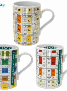 外贸精品NETZSCH元素风拿铁杯Latte奶特彩绘随手杯马克咖啡杯推荐