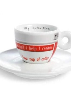 意大利illy杯咖啡2002年典藏礼盒NoWater没水欧式啡碟 正版现货