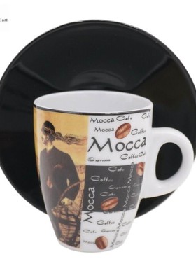 外贸原单HOME高身Mocca咖啡题材浓缩杯量少欲购从速