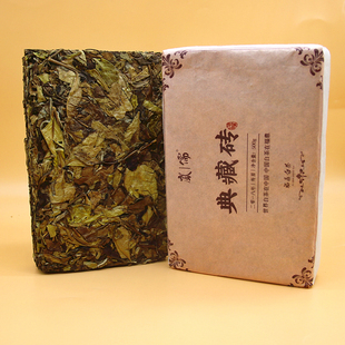 十福缘福鼎白茶2018年有机松压寿眉白茶砖500g福建高山花香茶叶