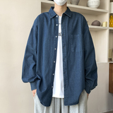 长袖牛仔衬衫GC28-P52控78成分74.9%棉12.7%聚酯纤维12.4%粘纤，男装衬衫，星座1302