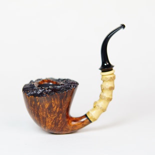 国师手工蝎子摆尾 老竹根3毫米带冷凝 石楠木根瘤