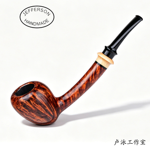 卢泳工作室 杰佛森 光面 细嘴 小橡果 黄杨木装饰 硫化橡胶斗嘴