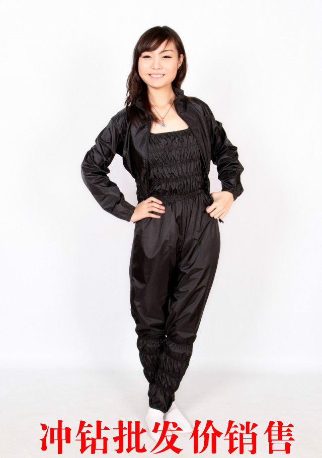 爆汗服背带裤套装瑜伽跳操出汗服暴汗裤运动服舞蹈健身服女加大码