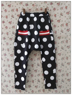 EIK08款 自然元 时代广场熊猫头针织裤 冬季 590 素专柜正品