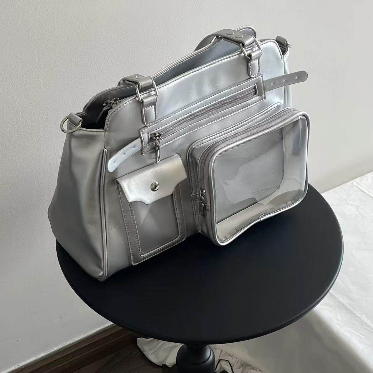 官方正品原创痛包日常百搭斜挎透明大食量二次元娃包内有暗格藏灯,箱包皮具/热销女包/男包,痛包,淘宝优惠券,粉丝福利购,淘宝优惠卷