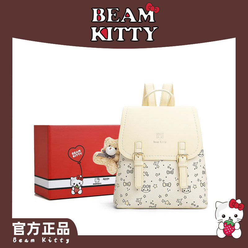 官方正品beamKitty双肩包2026新款包包日常通勤百搭双肩包大学生