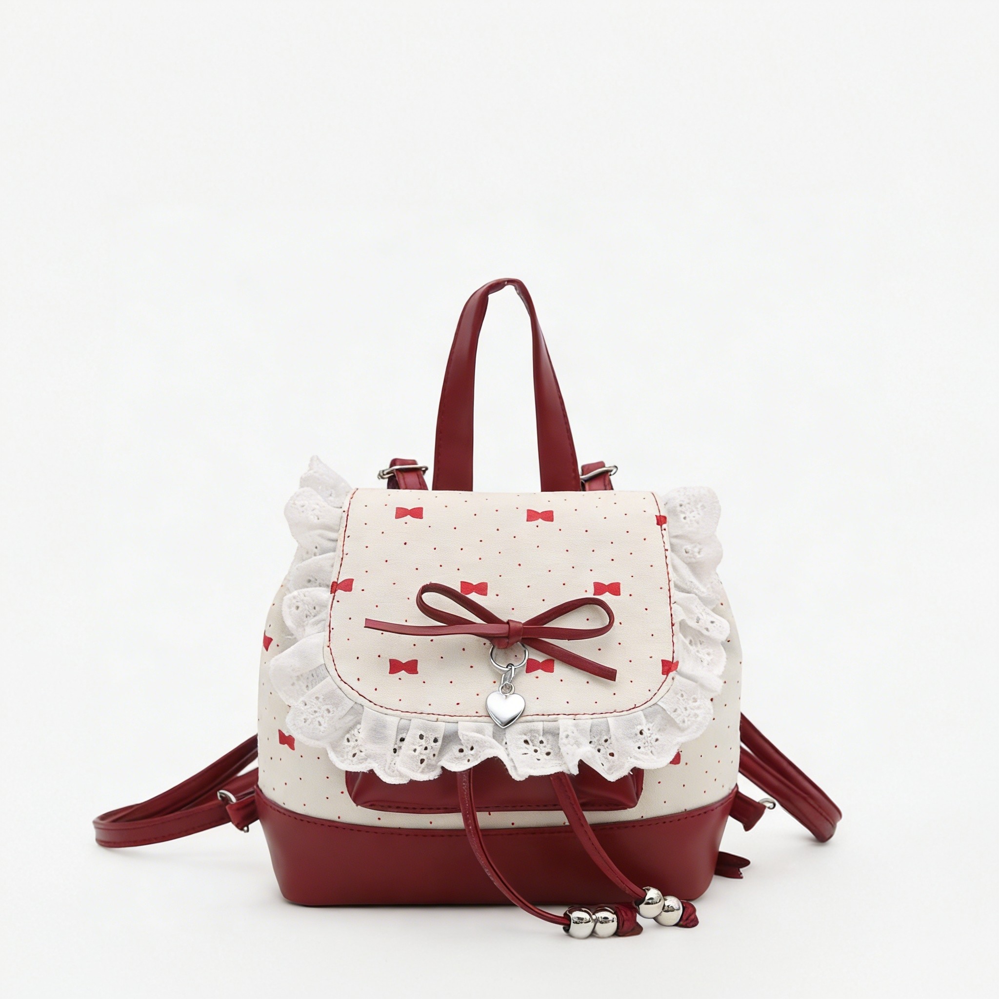 官方正品beamKitty可爱蝴蝶结蕾丝绑带少女感双肩包高级感小背包,箱包皮具/热销女包/男包,双肩背包,淘宝优惠券,粉丝福利购,淘宝优惠卷