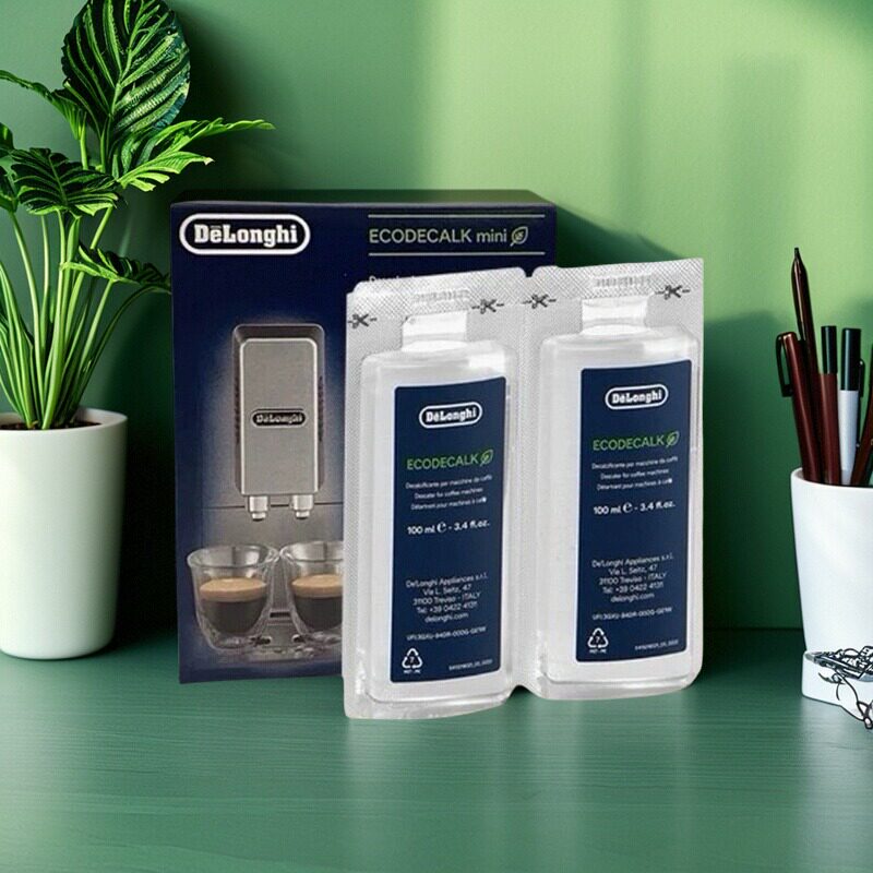推荐德龙delonghi全半自动除垢剂原装进口清洗清洁液保养液现货