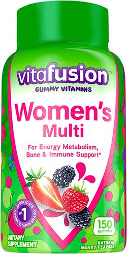 美国代购vitafusion Womens Multivitamin Gummies, Berry Flavor