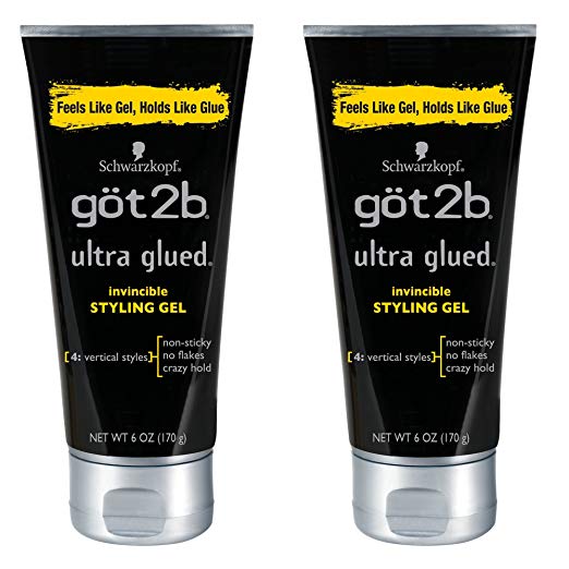 Got2b Ultra Glued Invincible Styling Hair Gel, 6 Ounces图片