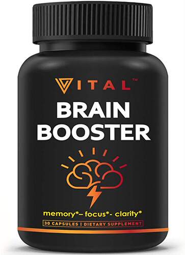 Brain Supplement Nootropics Booster - Enhance Focus, Boost C
