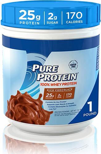 美国代购Pure Protein Powder, Whey, High Protein, Low S