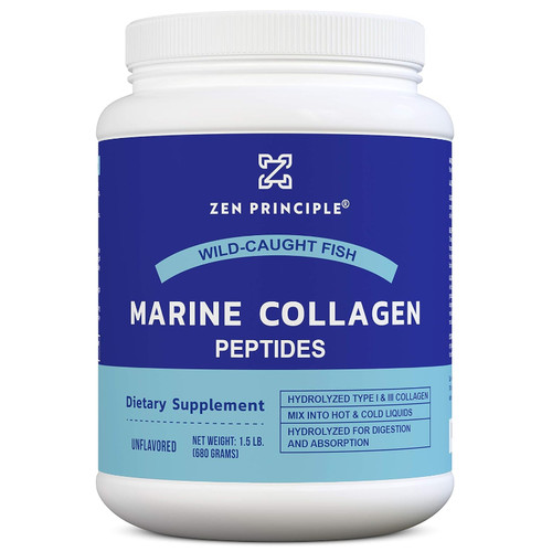 美国代购Zen Principle Marine Collagen Peptides Powder 1.5 lb