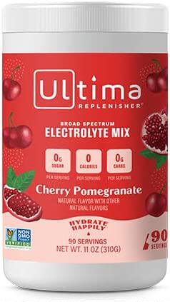 美国代购Ultima Replenisher Hydrating Electrolyte Powder, Che