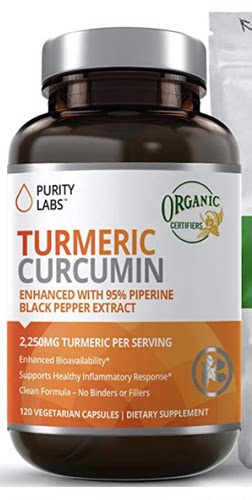 Organic Turmeric Curcumin 2,250MG. Highest Quality and Poten