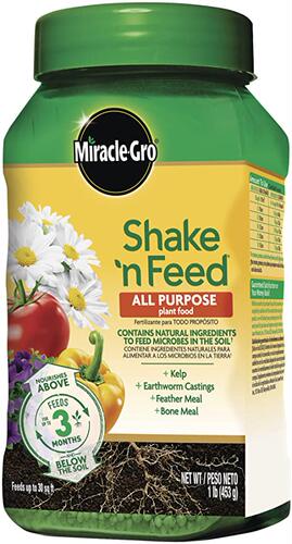 Miracle-Gro Shake 'N Feed All Purpose Plant Food, 1 lb.  Ful