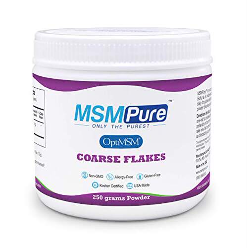 Kala Health MSMPure Coarse Powder Flakes, 8.8 ozs, Pure MSM