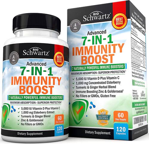 美国代购Immune Support Supplement with Zinc Vitamin C Vitami