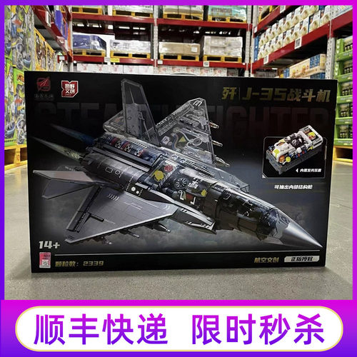 山姆歼J-35战斗机积木模型