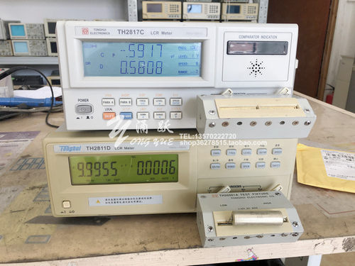 二手同惠LCR数字电桥测试仪电阻电容电感测量TH2811D/TH2817C