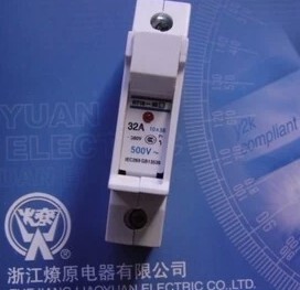 RT18-32X熔座 燎原电器10X38/10*38熔断器底座