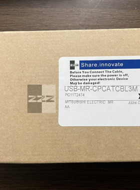 三菱伺服MR-J2S/J2调试电缆传输通讯下载线USB-MR-CPCATCBL3M