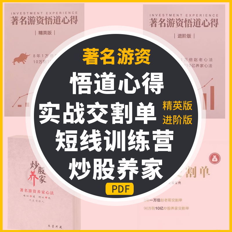 著名游资实战交割单炒股养家游资板学著名游资悟道心得短线训练营