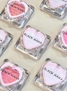 BLACK NANA腮红低饱和嫩妹草莓牛奶色蜜瓜色土豆泥眼影通用胭脂盘
